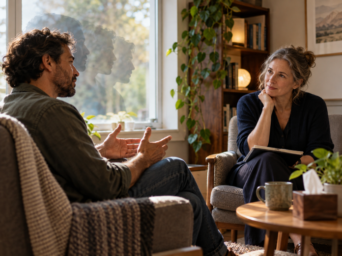 Intiem gesprek met innerlijke reflecties